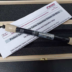 Cation separation column LCA K07/Li for Physiological Amino Acid Separation
